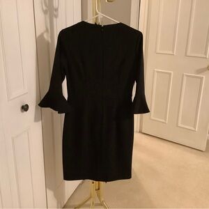 Donna Morgan Black Long Sleeve Dress
